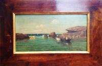 MARINE HUILE SUR TOILE 32cmx32.JPG